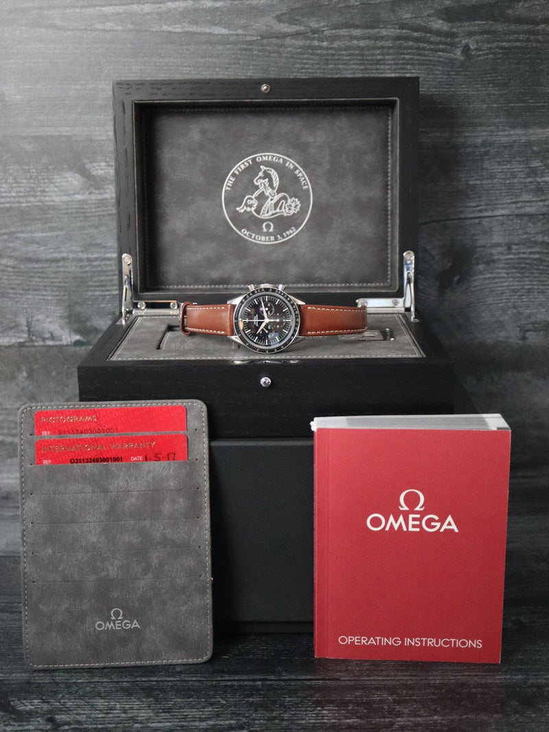 40101: Omega Speedmaster Anniversary Series, 311.32.40.30.01.001, 2017 Full Set