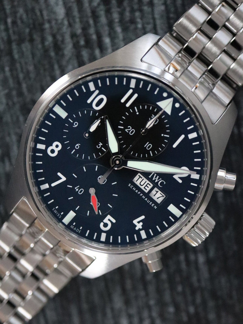 40102: IWC Pilot's Chronograph 41, Ref. IW388113, Box and 2024 Card