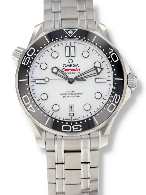 (RESERVED) 40114: Omega Seamaster Diver 300M, Ref. 210.30.42.20.04.001, Box and 2021 Card