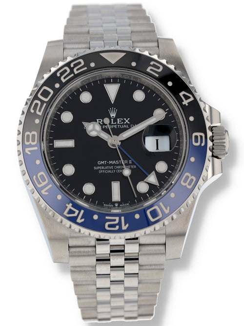 40122: Rolex GMT-Master II "Batgirl", Ref. 126710BLNR, 2024 Full Set UNWORN