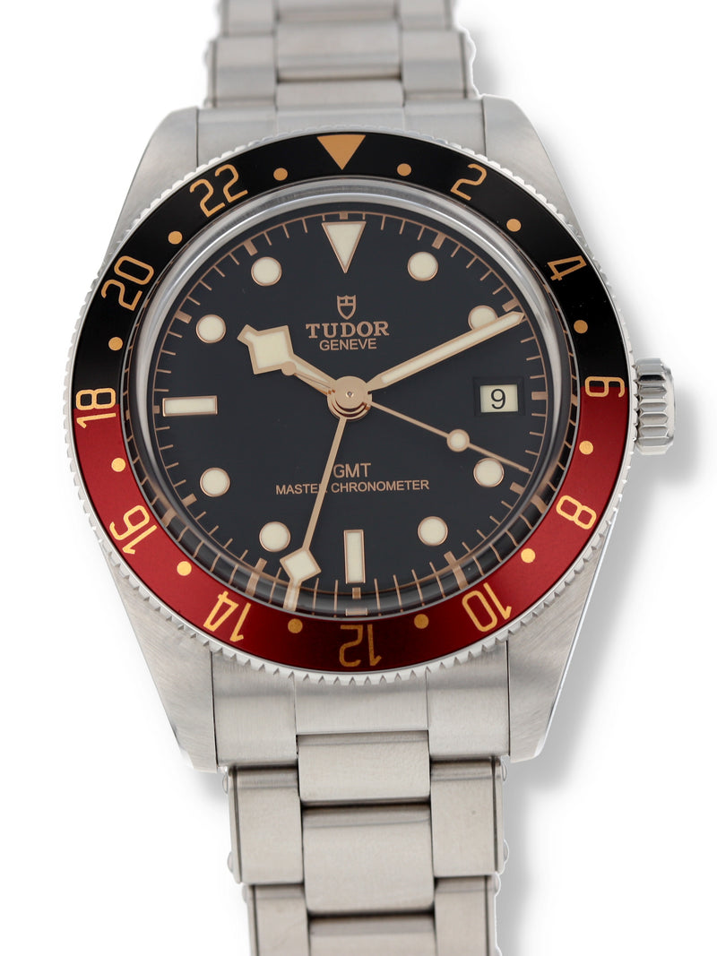 40137: Tudor Stainless Steel Black Bay 58 GMT "Coke", Ref. 7939G1, Box and 2024 Card