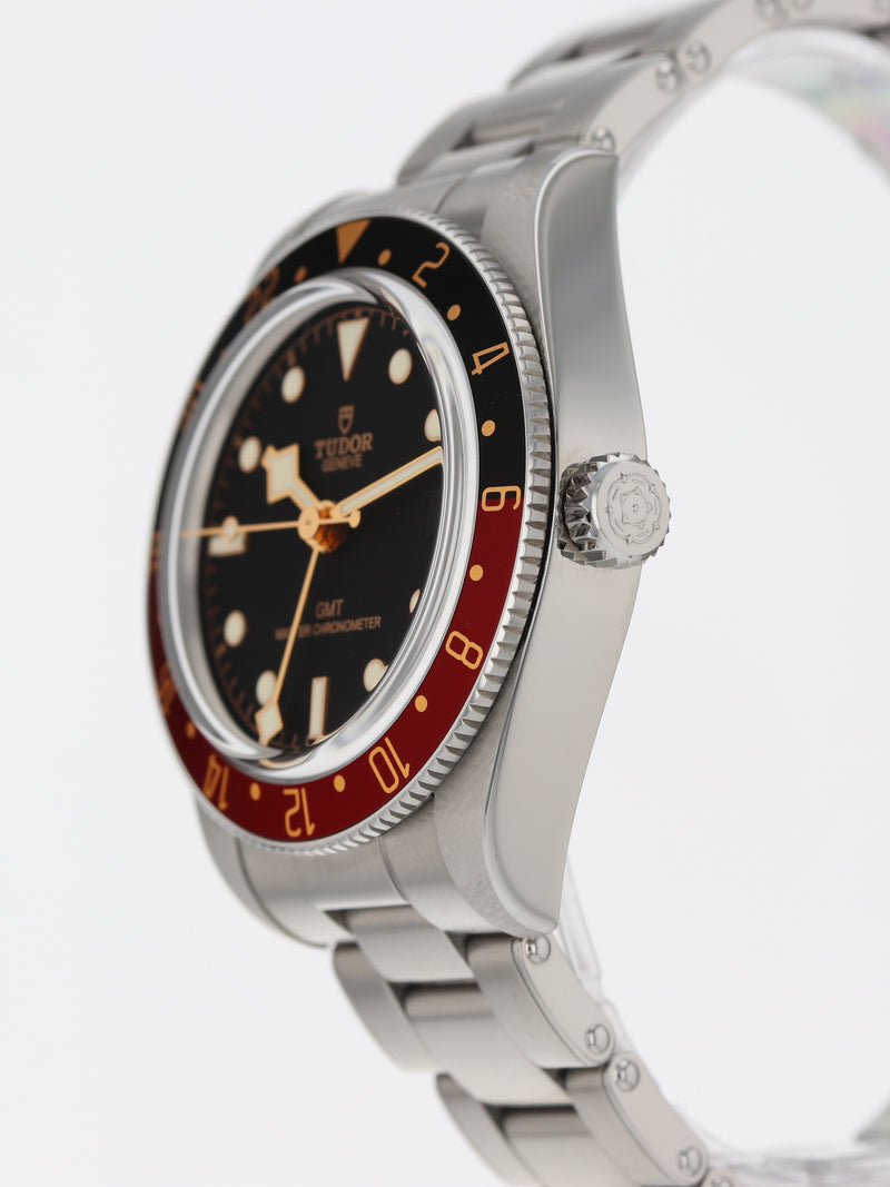 40137: Tudor Stainless Steel Black Bay 58 GMT "Coke", Ref. 7939G1, Box and 2024 Card