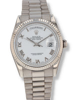 40142: Rolex 18k White Gold President, Ref. 118239, Circa 2004