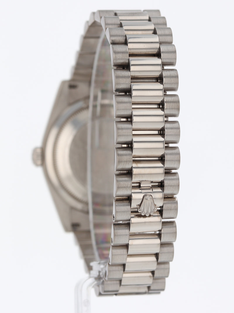 40142: Rolex 18k White Gold President, Ref. 118239, Circa 2004