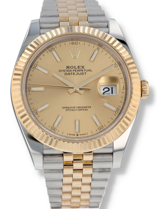 40152: Rolex Datejust 41, Ref. 126333, Box and 2022 Card