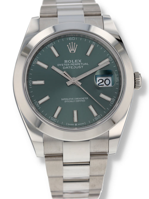 40167: Rolex Datejust 41, Ref. 126300, 2024 Full Set LIKE NEW