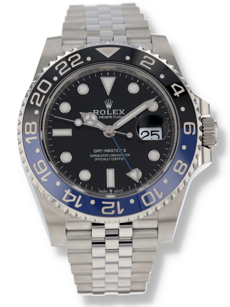 40178: Rolex GMT-Master II "Batgirl", Ref. 126710BLNR, 2024 Full Set UNWORN