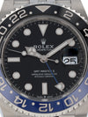 40178: Rolex GMT-Master II "Batgirl", Ref. 126710BLNR, 2024 Full Set UNWORN