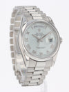 40186: Rolex Platinum President, Ref. 118206, Box and Papers 2006, 2023 FACTORY SERVICED