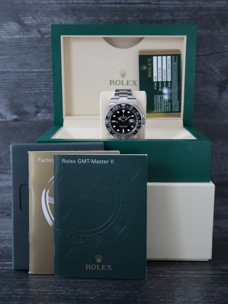 40189: Rolex GMT-Master II, Ref. 116710LN, Box and 2014 Card