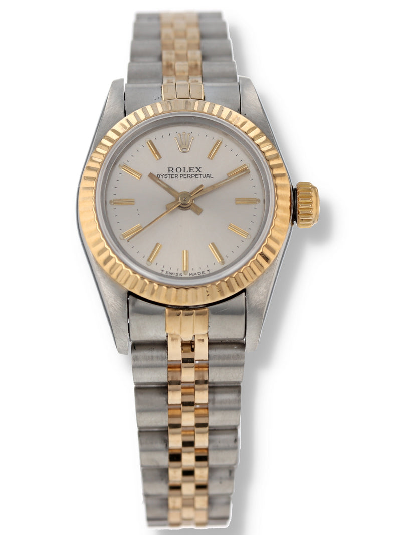 40204: Rolex Ladies Date, Ref. 6719, Box and Papers Circa 1986