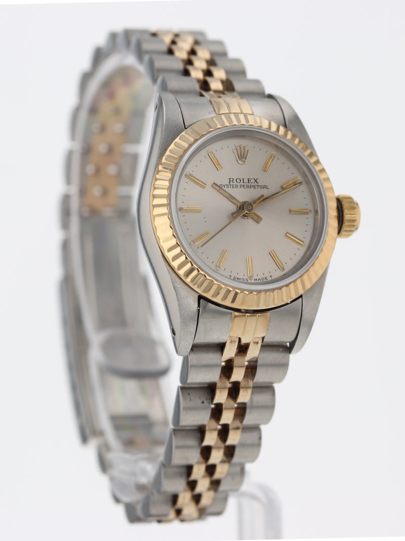 40204: Rolex Ladies Date, Ref. 6719, Box and Papers Circa 1986