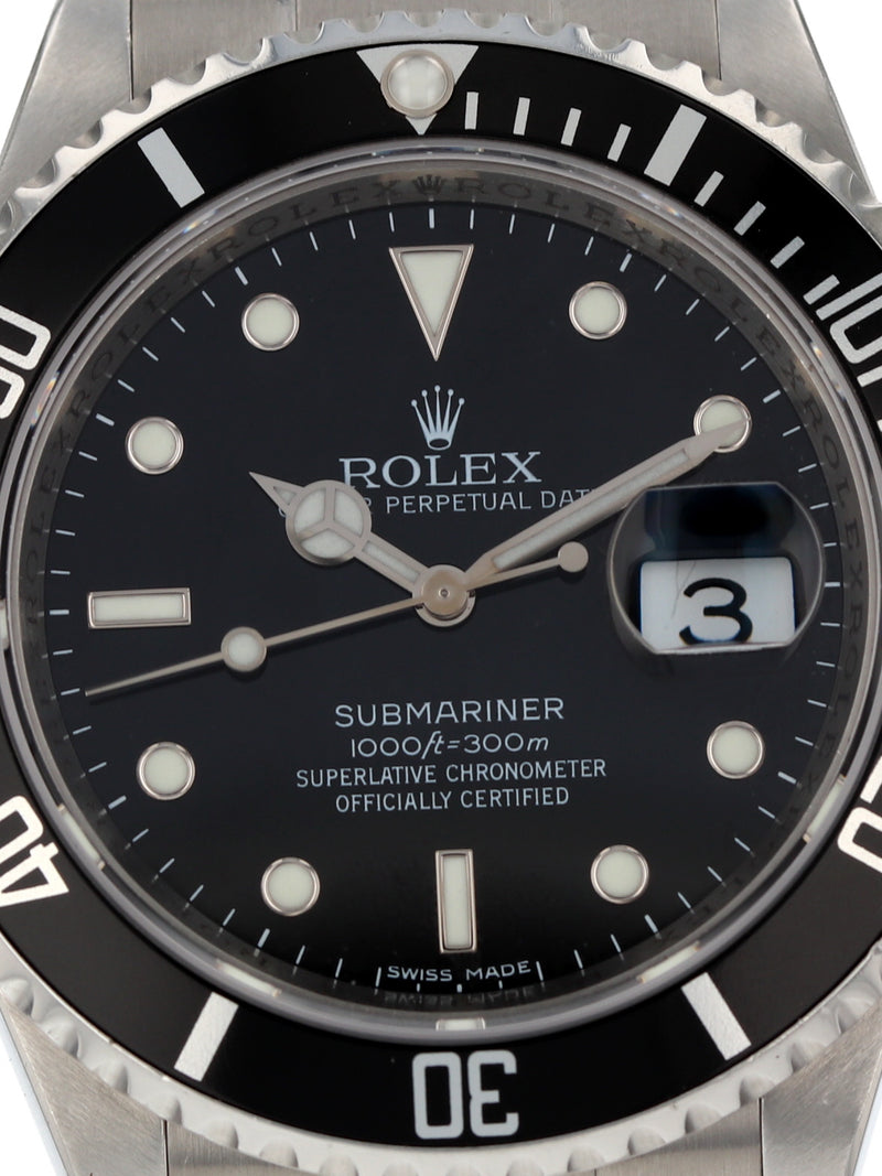 40213: Rolex Submariner 40, Ref. 16610, Circa 2007