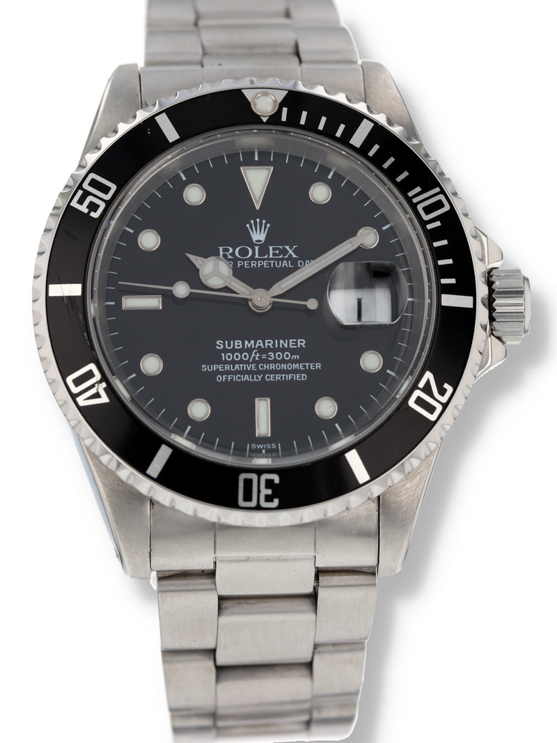 40217: Rolex Submariner 40, Ref. 16610, Circa 1999