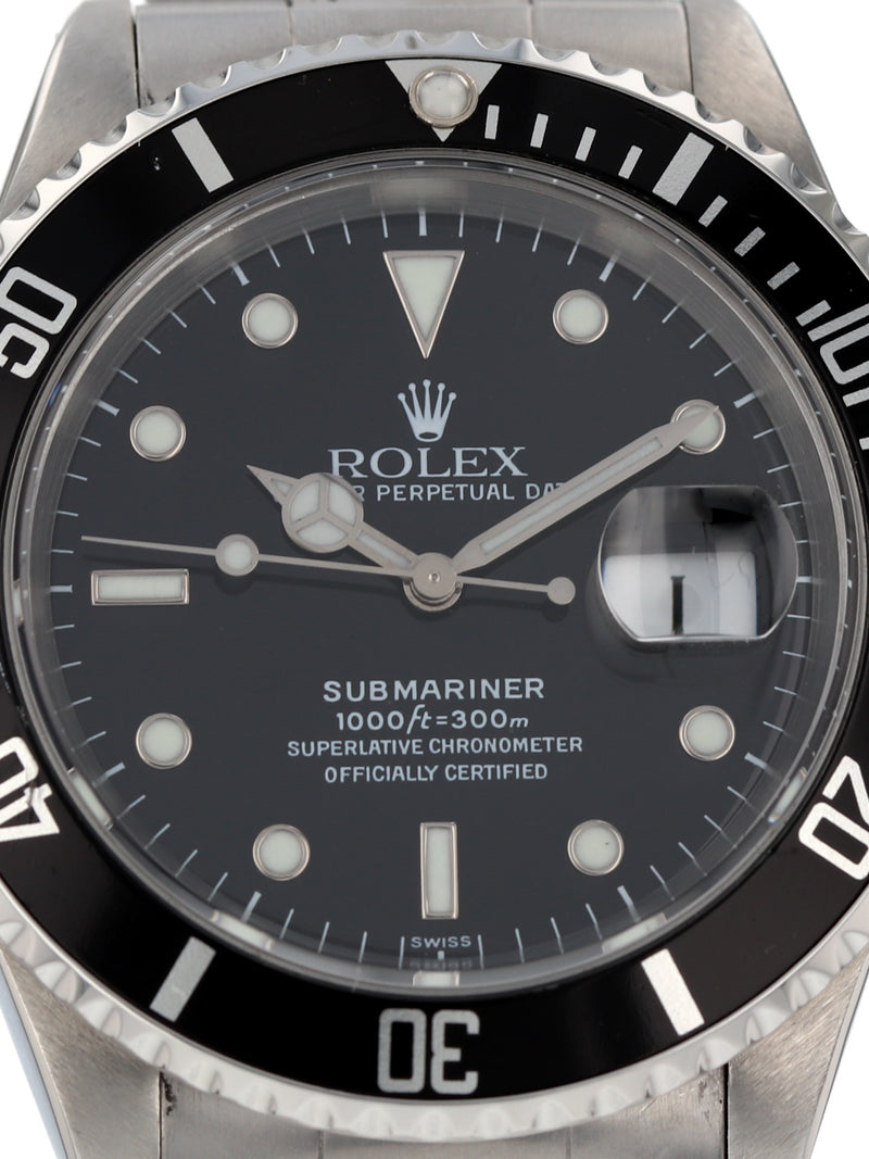 40217: Rolex Submariner 40, Ref. 16610, Circa 1999