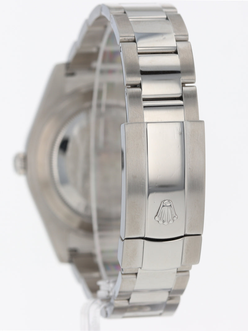 40218: Rolex Datejust II, Ref. 116300, Box and 2014 Card, 2025 Rolex Service Card