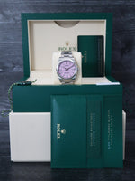 40230: Rolex Oyster Perpetual 36, Ref. 126000, "Candy Pink" Dial, 2024 Full Set UNWORN