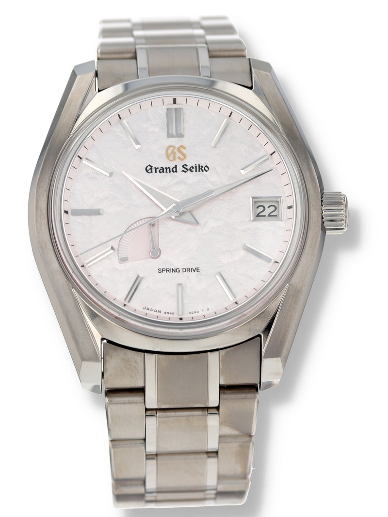 40232: Grand Seiko Spring Drive "Shunbun Pink" SBGA413G, 2021 Full Set