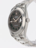 40233: Rolex Datejust 41, "Wimbledon" Dial, Ref. 126300, 2024 Full Set UNWORN