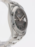 40233: Rolex Datejust 41, "Wimbledon" Dial, Ref. 126300, 2024 Full Set UNWORN