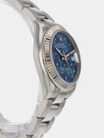 40240: Rolex Datejust 31, Azzurro Blue Floral Motif Diamond Dial, Ref. 278274, 2024 full set