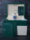 40240: Rolex Datejust 31, Azzurro Blue Floral Motif Diamond Dial, Ref. 278274, 2024 full set