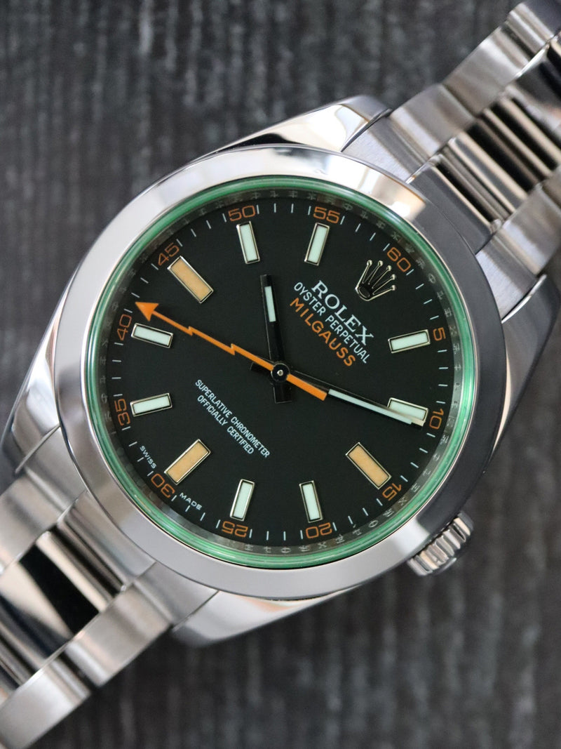 40257: Rolex Milgauss, Ref. 116400, Circa 2008. Rolex Box.