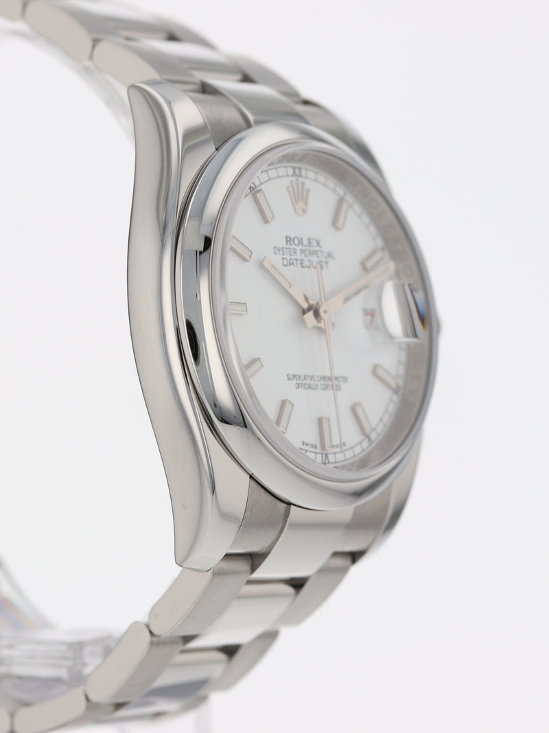 40263: Rolex Datejust 36, Ref. 116200, 2010 Full Set