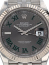 40280: Rolex Datejust 41, "Wimbledon" Dial, Ref. 126334, 2019 Full Set + 2025 Service Card