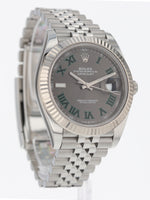 40280: Rolex Datejust 41, "Wimbledon" Dial, Ref. 126334, 2019 Full Set + 2025 Service Card