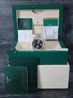 40280: Rolex Datejust 41, "Wimbledon" Dial, Ref. 126334, 2019 Full Set + 2025 Service Card