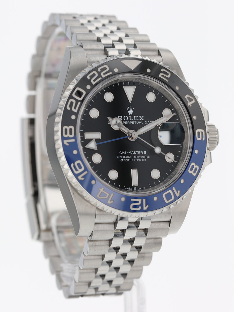 40290: Rolex GMT-Master II "Batgirl", Ref. 126710BLNR, 2024 Full Set