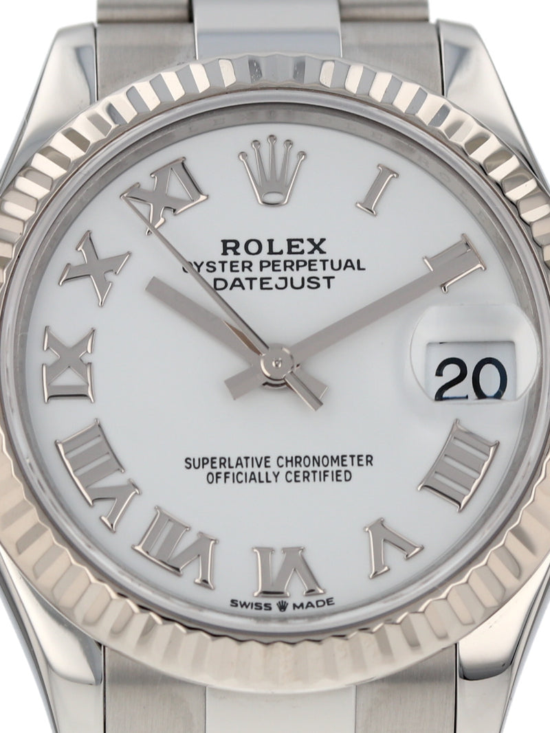 40299: Rolex Mid-Size Datejust 31, Ref. 278274, Box and 2022 Card