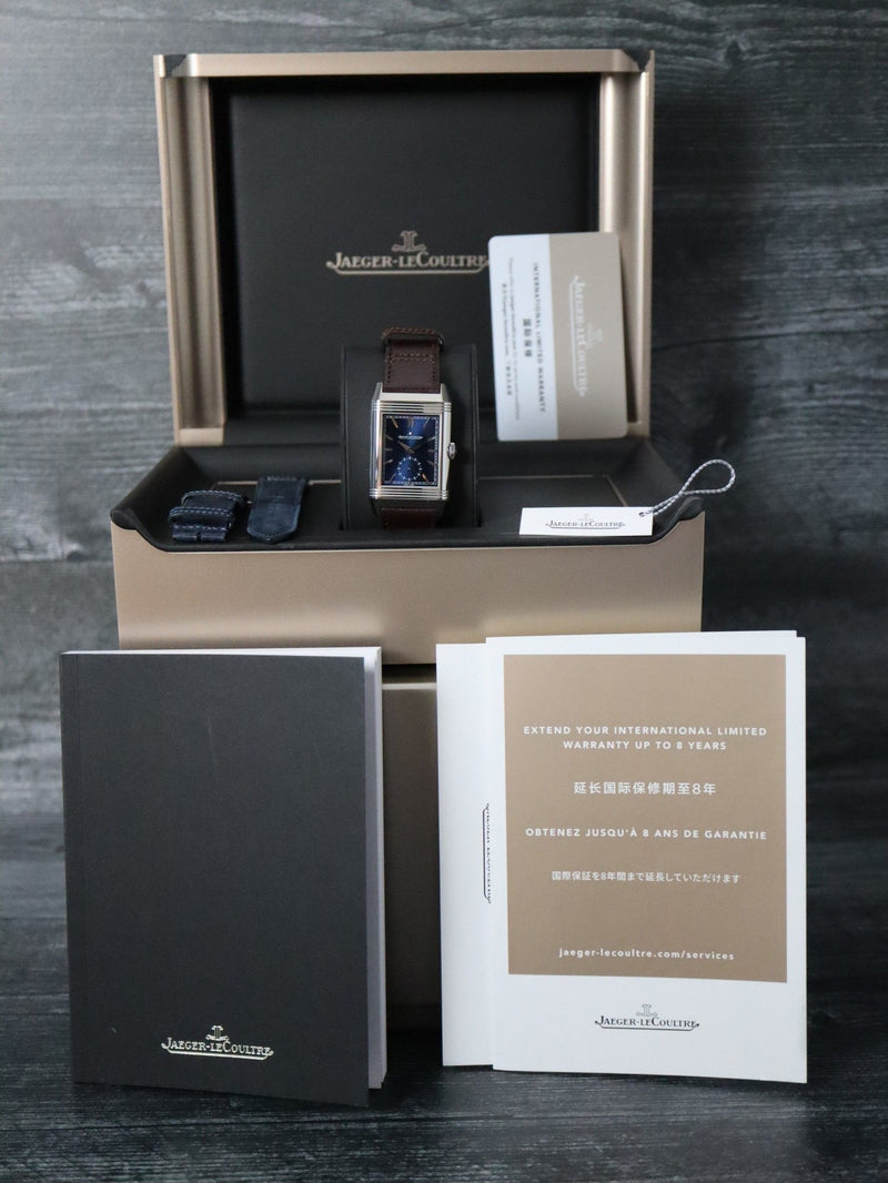 40315: Jaeger LeCoultre Reverso Tribute Duoface, Ref. Q3988482, 2023 Full Set