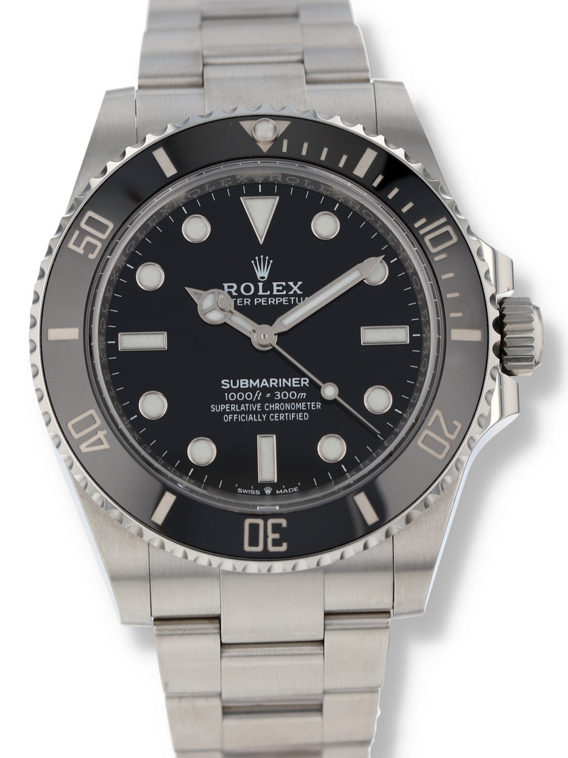 40320: Rolex Submariner 41 "No Date", Ref. 124060, 2023 Full Set