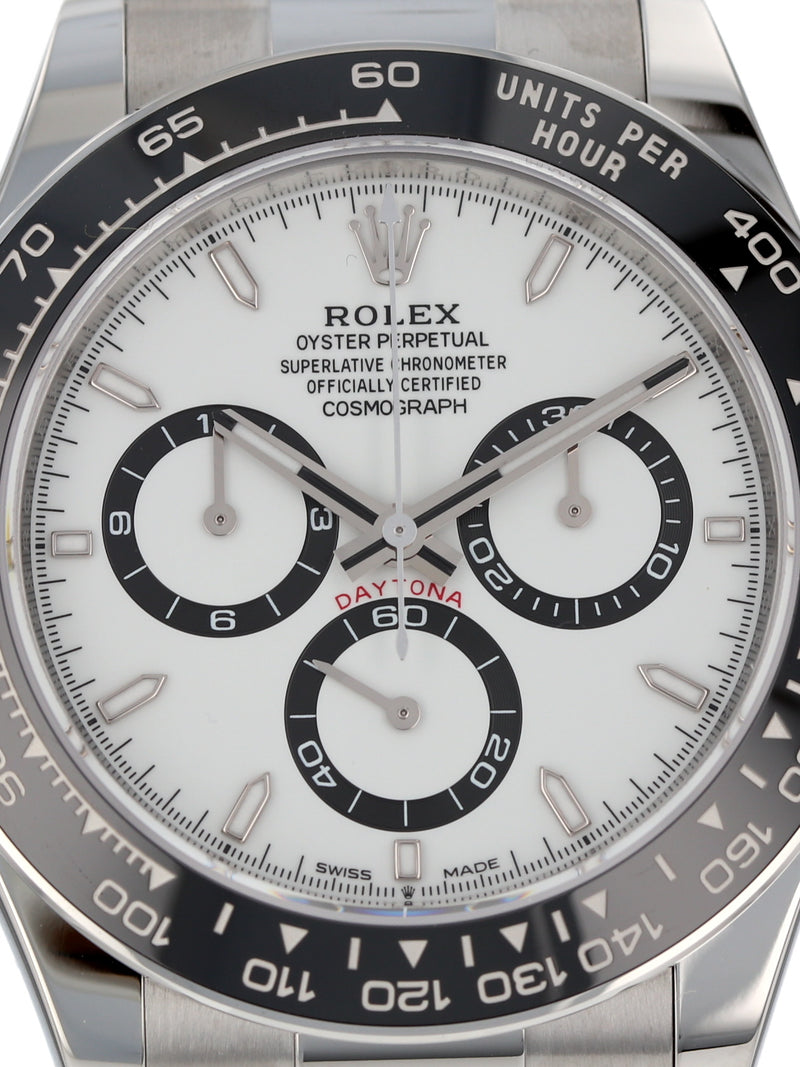 40338: Rolex Daytona "Panda", Ref. 126500LN, 2024 Full Set UNWORN