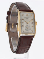 40353: Patek Philippe vintage Rectangular Wristwatch, Manual, size 35mm x 24mm