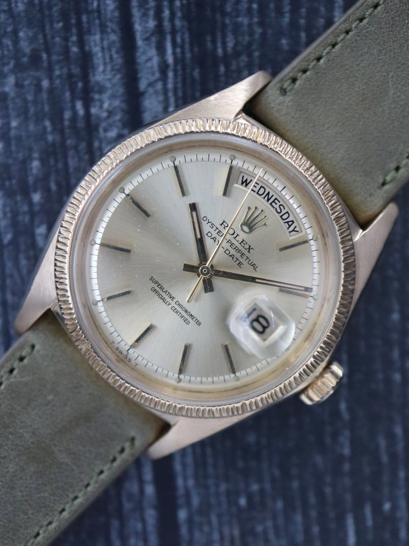 40360: Rolex Vintage President, "Bark" Bezel, Ref. 1807, Circa 1968