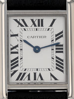 (On Hold) 40363: Cartier Ladies Tank Must Solarbeat, WSTA0060, Warranty to 2031