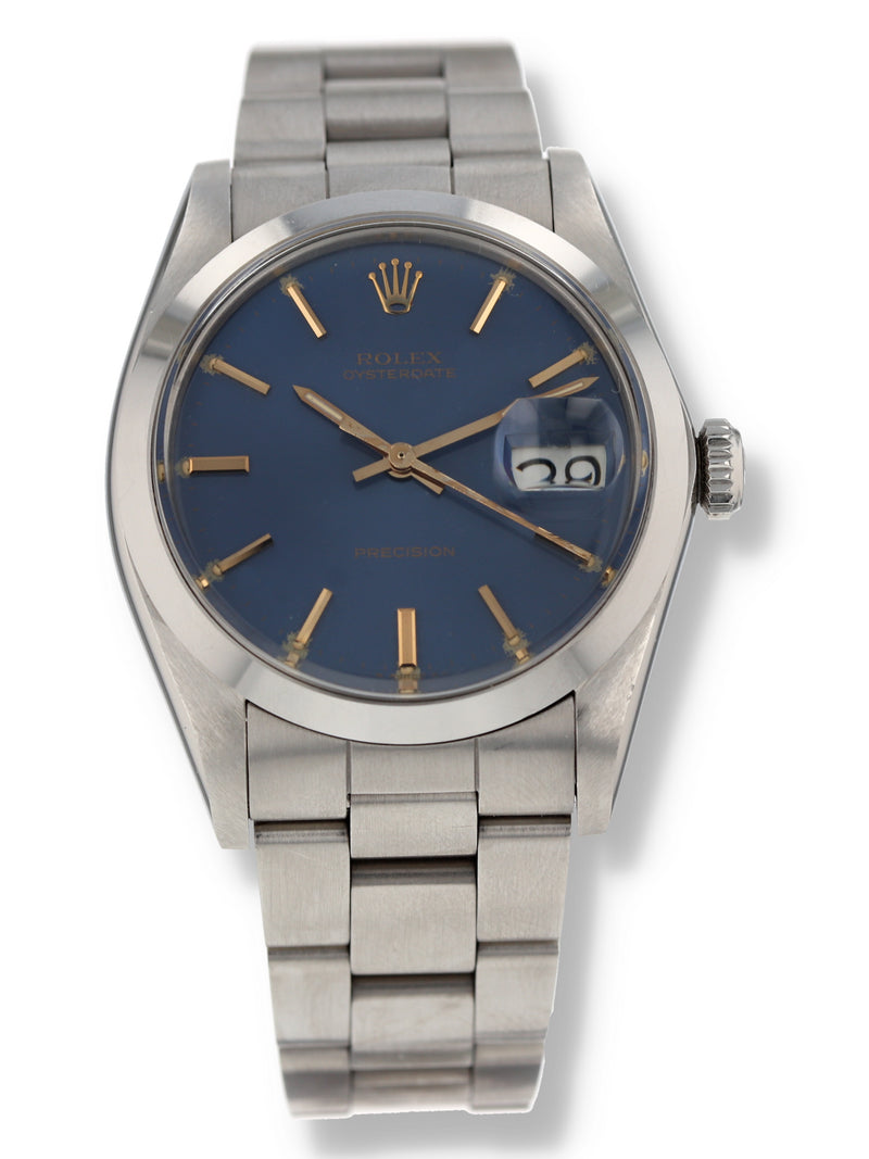 40375: Rolex Vintage OysterDate, Manual, Ref. 6694, Circa 1984