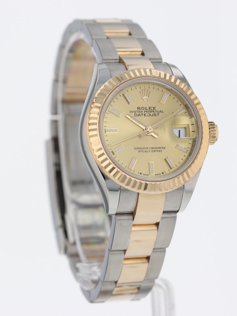 40380: Rolex Ladies Datejust 28, Ref. 279173, Box and 2023 Card