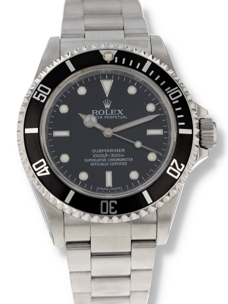 40385: Rolex Submariner "No Date", Ref. 14060M, Box and 2007 Card