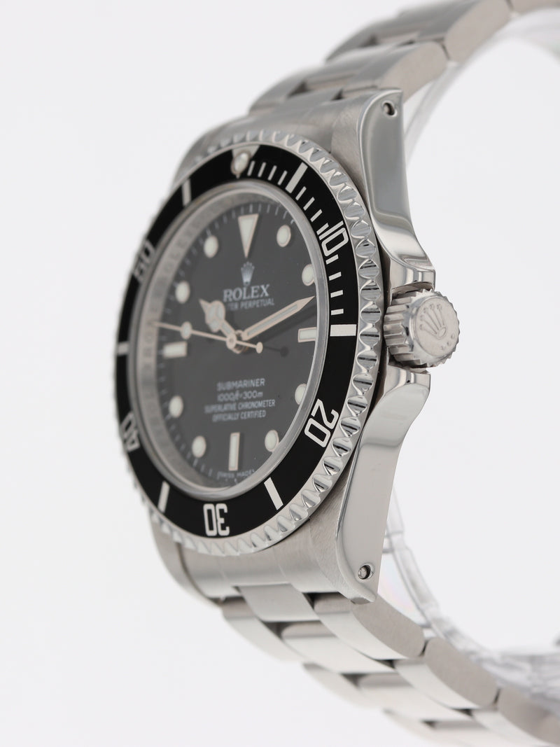 40385: Rolex Submariner "No Date", Ref. 14060M, Box and 2007 Card