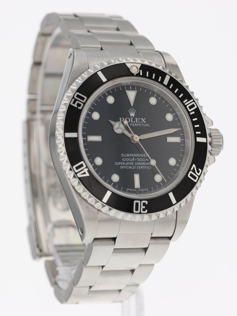 40385: Rolex Submariner "No Date", Ref. 14060M, Box and 2007 Card