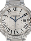 40386: Cartier Ballon Bleu, Ref. W4BB0024, Size 36mm, Custom Diamond Bezel