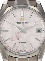 40390: Grand Seiko Spring Drive "Shunbun Pink" SBGA413G, 2024 Full Set