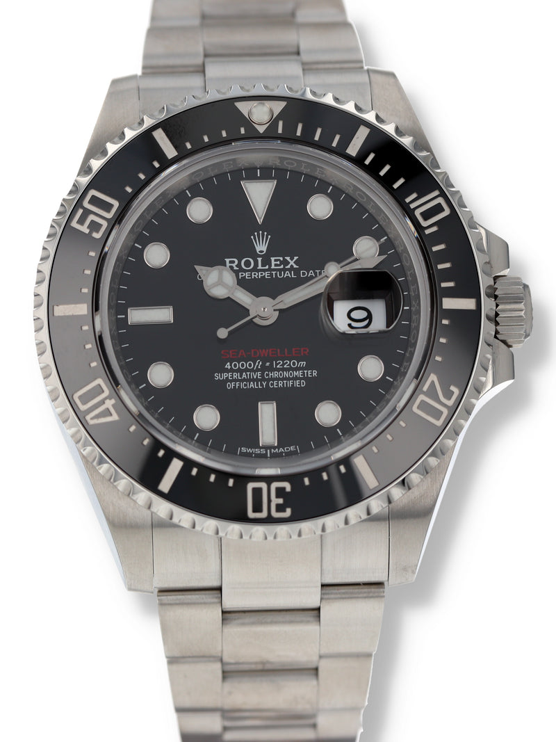 40392: Rolex Red Anniversary Sea-Dweller, Ref. 126600, Box and 2017 Card