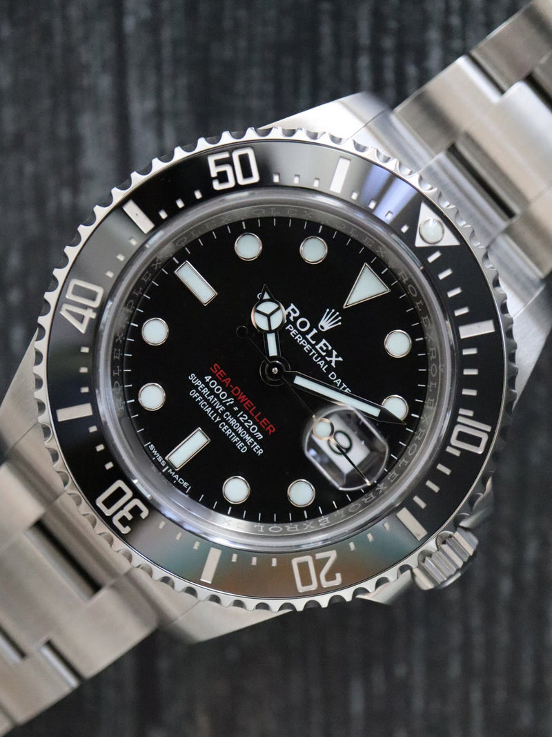 40392: Rolex Red Anniversary Sea-Dweller, Ref. 126600, Box and 2017 Card