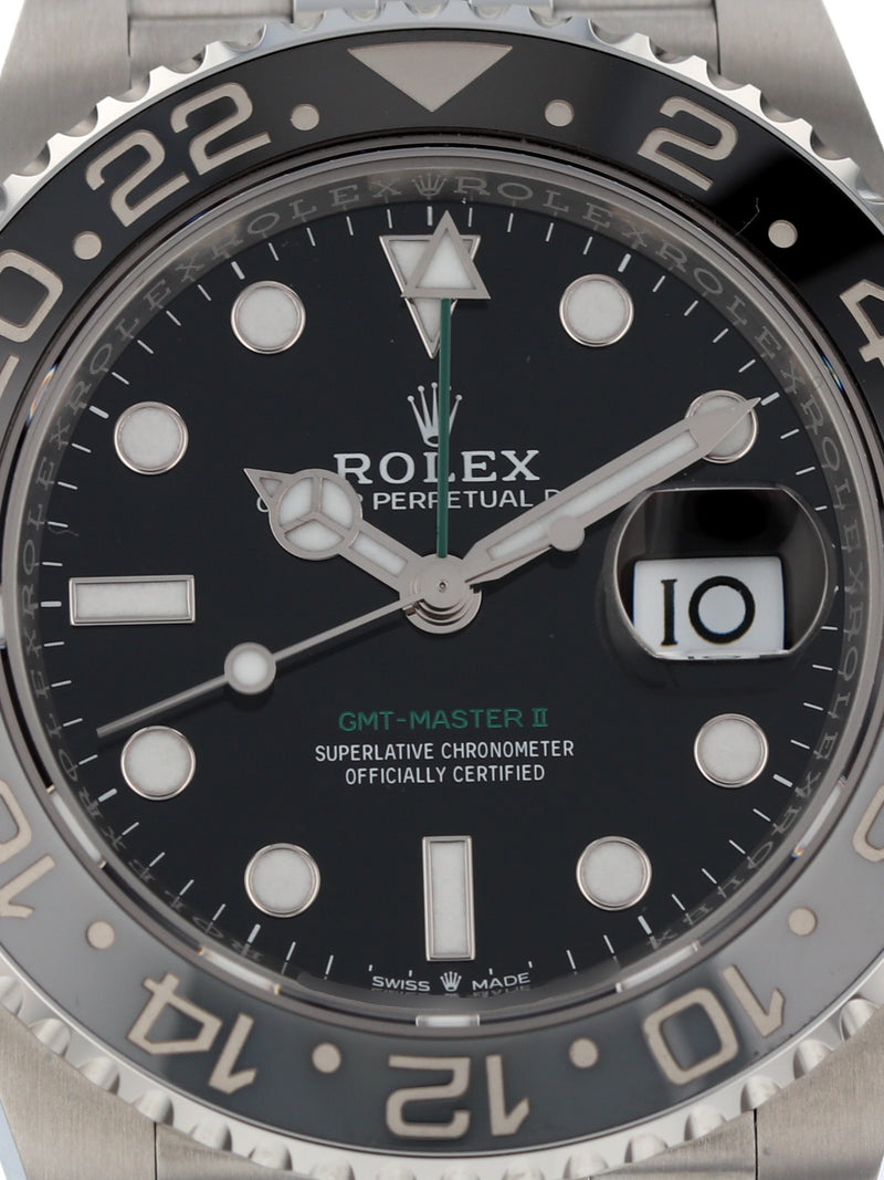 40406: Rolex GMT-Master II "Bruce Wayne", Ref. 126710GRNR, 2024 Full Set UNWORN