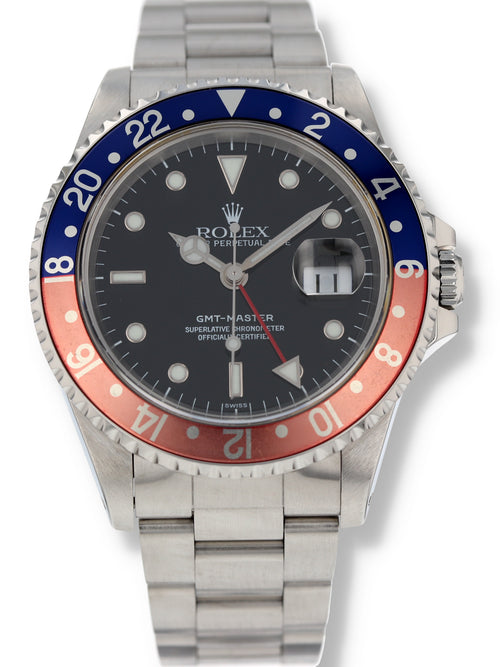 40410: Rolex GMT-Master "Pepsi", Ref. 16700,Box and Papers 1999